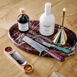 Lockjaw Utility Knife With Micarta Handle -Home Furnishing Store CB2HOL22 PR 09A hero 1