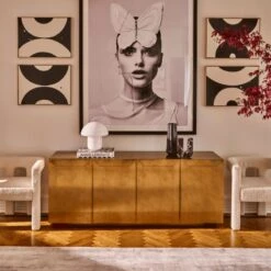 Desi Ribbed Black Vase Tall -Home Furnishing Store CB2PH23 CREDENZA GIF2