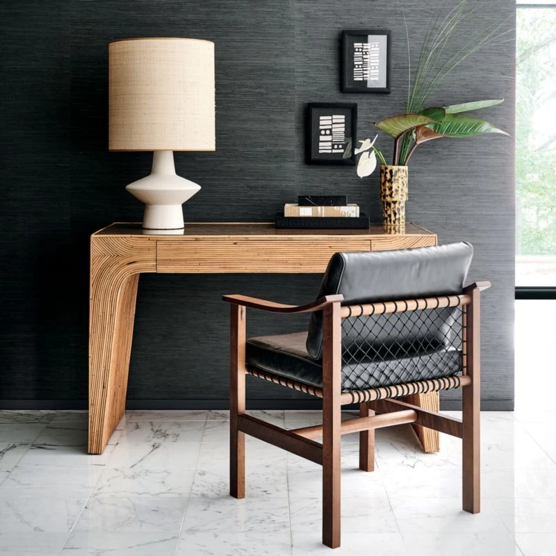 Bayu Rattan Desk With Drawer 6 Bayu Rattan Desk With Drawer - Image 4