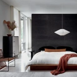 48"x12" Artigo Brown Leather Throw Pillow With Down-Alternative Insert -Home Furnishing Store CB2SP22 22A 1