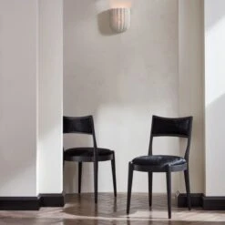 Ariel Fluted White Marble Wall Sconce Light -Home Furnishing Store CB2SP23 20A v1 RET