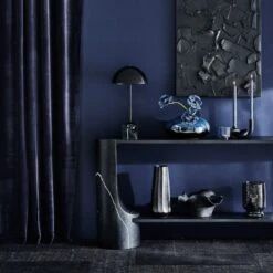 Azure Round Blue Ceramic Vase -Home Furnishing Store CB2SP23 PR 08A hero 1