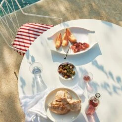 Eyelet White Linen Napkin -Home Furnishing Store CB2SU22 17D v2 RET 1