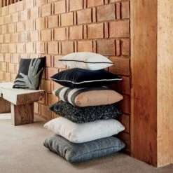 Waverly Ivory White Outdoor Throw Pillow 23" -Home Furnishing Store CB2SU22 22B hero