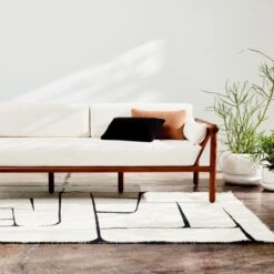 Silves Black Boucle Outdoor Throw Pillow 20''x12'' -Home Furnishing Store CB2SU23 PR 001 Hero