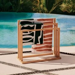 Parc Organic Cotton Green Beach Towel -Home Furnishing Store CB2SU23 RC 02C HERO 1