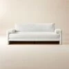 Camden White Performance Velvet Apartment Sofa -Home Furnishing Store CamdenWhiteAprtmntSofaSHF23