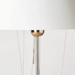 Campana Ivory Stainless Steel Floor Lamp -Home Furnishing Store CampanaIvoryNSSFloorLampAV2SHF22