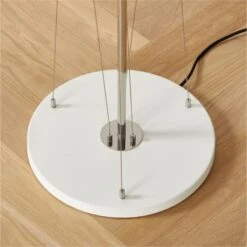 Campana Ivory Stainless Steel Floor Lamp -Home Furnishing Store CampanaIvoryNSSFloorLampAV3SHF22