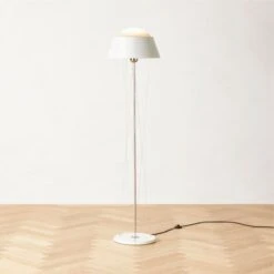 Campana Ivory Stainless Steel Floor Lamp -Home Furnishing Store CampanaIvoryNSSFloorLampAVSHF22