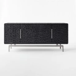Carved Black Wood Credenza -Home Furnishing Store CarveWoodCredenzaSOSSS21