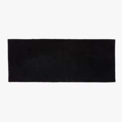 Chase Organic Cotton Black Bath Runner Rug 24"x60"