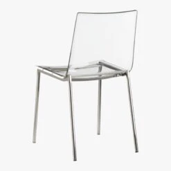 Chiaro Clear Chair Nickel Set Of 4 18 Chiaro Clear Chair Nickel Set Of 4 -Home Furnishing Store ChiaroChairNickel3QBF19