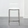 Chiaro Clear Counter Stool Nickel 2 Chiaro Clear Counter Stool Nickel -Home Furnishing Store ChiaroCounterStl24inNcklSHF19 1x1