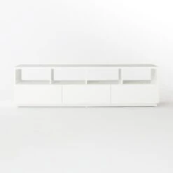 Chill High-Gloss White Media Console 80'' -Home Furnishing Store ChillMediaConsoleLargeSOSSS21