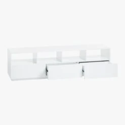 Chill High-Gloss White Media Console 80'' -Home Furnishing Store ChillMediaConsoleLgAV2F17