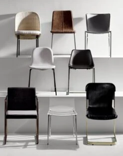 Chiaro Clear Chair Nickel Set Of 4 13 Chiaro Clear Chair Nickel Set Of 4 -Home Furnishing Store ChordWovenBackDiningChairAG19