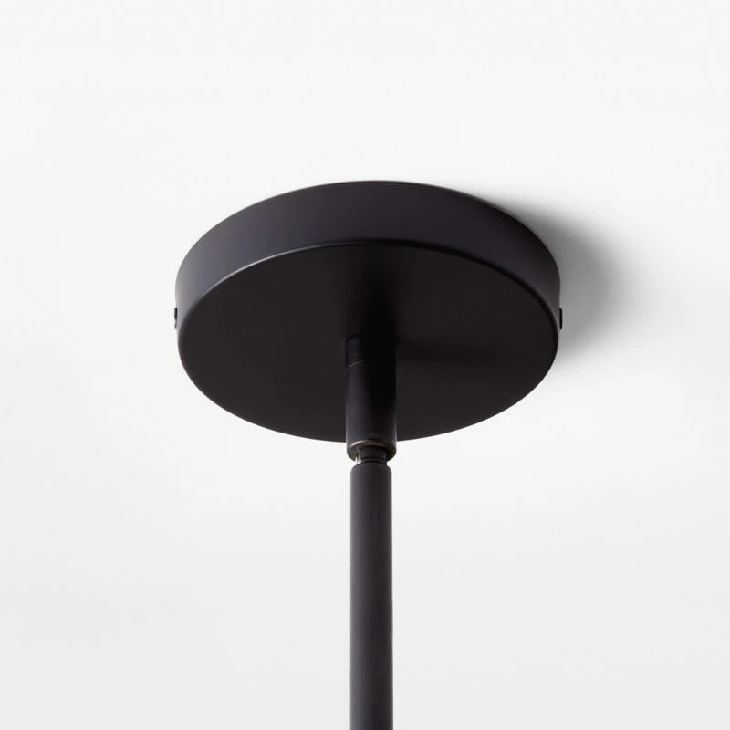 Clifton Cast Glass And Black Chain Link Pendant Light 6 Clifton Cast Glass And Black Chain Link Pendant Light - Image 4