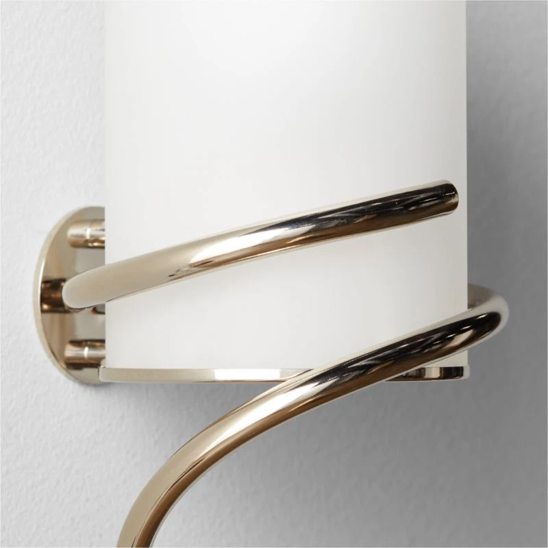 Coiled Champagne Wall Sconce 5 Coiled Champagne Wall Sconce - Image 3