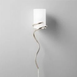 Coiled Champagne Wall Sconce