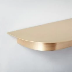 Collar Brass Wall Shelf Small 18" 11 Collar Brass Wall Shelf Small 18" -Home Furnishing Store CollarBrsWallLdgLrg30inAV3SHS21
