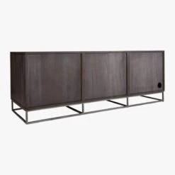 Congo Wood Media Console 56'' -Home Furnishing Store CongoMediaCredenzaAV4S16