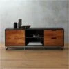 Congo Wood Media Console 56'' -Home Furnishing Store CongoMediaCredenzaSHS16 1x1