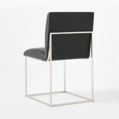 Coop Black Leather Dining Chair -Home Furnishing Store CoopBkLthrDiningChair3QBSSF22