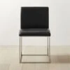 Coop Black Leather Dining Chair -Home Furnishing Store CoopBkLthrDiningChairSHF22