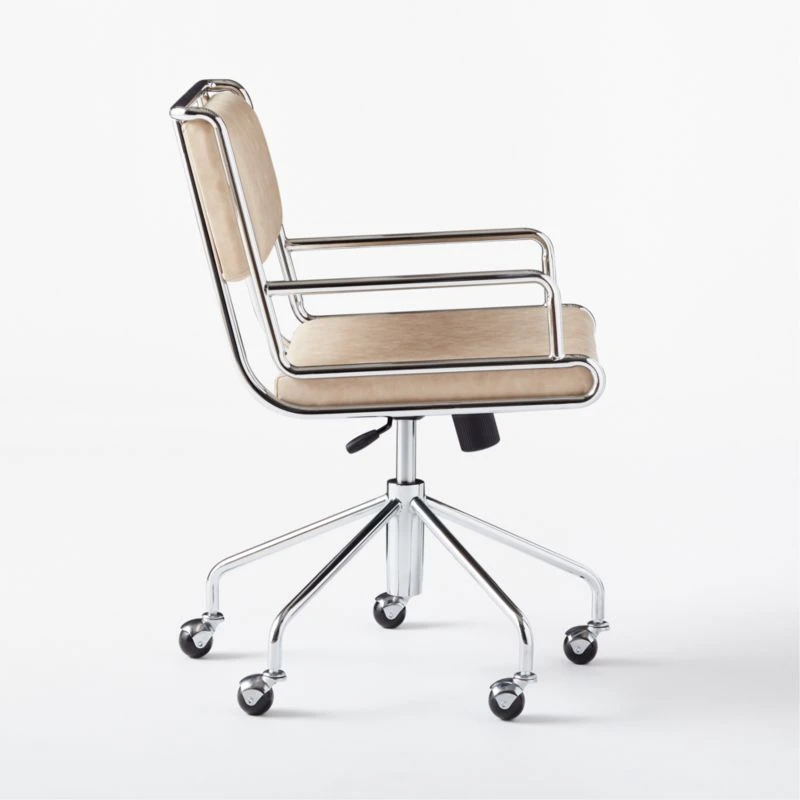 Court Pearl Vegan Leather Office Chair 7 Court Pearl Vegan Leather Office Chair - Image 5