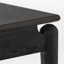 Crowley Black Wood Dining Table -Home Furnishing Store CrowleyTpdLegDiningTableAVSSS23