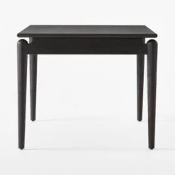 Crowley Black Wood Dining Table -Home Furnishing Store CrowleyTpdLegDiningTableSDSSS23