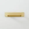 Damon Brushed Brass Handle With Back Plate 3" -Home Furnishing Store DamonBrhdBrsHdWBckPlt3inSHS21