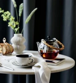 Bolt White Linen Napkin Set Of 4 -Home Furnishing Store DashCupAndSaucerBoltWhiteJL19 1