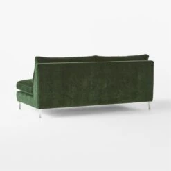 Decker Green Performance Velvet Armless Loveseat -Home Furnishing Store DeckerGrnArmlessLoveseat3QBSSF23