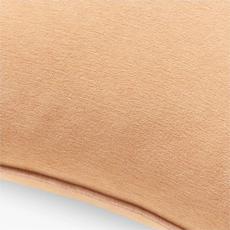 Doux Camel Brown Throw Pillow With Down-Alternative Insert 23'' 4 Doux Camel Brown Throw Pillow With Down-Alternative Insert 23'' - Image 2