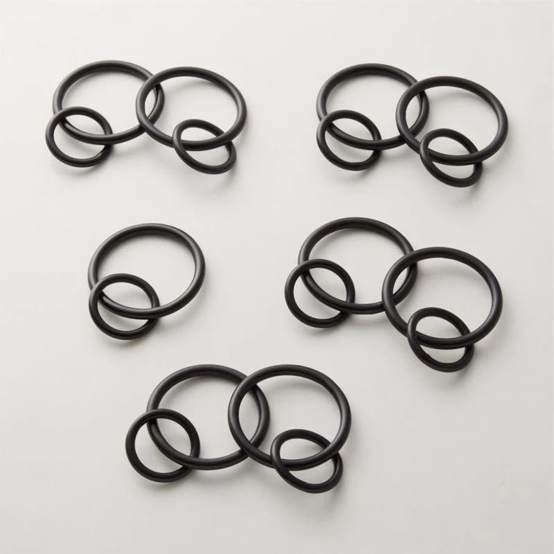 Matte Black Curtain Rings Set Of 9 3 Matte Black Curtain Rings Set Of 9