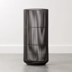 Drizzle Black Umbrella Stand