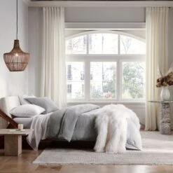 Drommen Acacia Wood Platform Queen Bed -Home Furnishing Store DrommenAcaciaWoodBedDC20 1x1