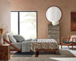 Drommen Acacia Wood Platform Queen Bed -Home Furnishing Store DrommenAcaciaWoodJN20