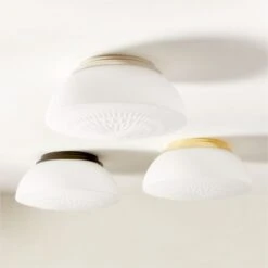 Dufrene Polished Brass Flush Mount Light -Home Furnishing Store DufreneFlushMountGroupFHS23