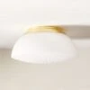 Dufrene Polished Brass Flush Mount Light