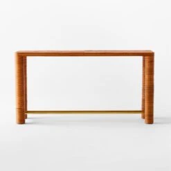 Edie Rattan Console Table -Home Furnishing Store EdieRattanConsoleSOSSS22