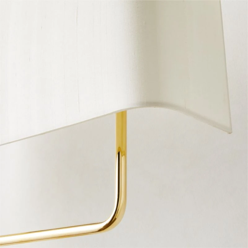 Elodie Polished Brass Wall Sconce Light Right-Facing 6 Elodie Polished Brass Wall Sconce Light Right-Facing - Image 4