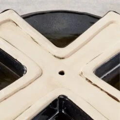 Elone Black Metallic Footed Outdoor Planter Small -Home Furnishing Store EloneMtllcGlzPlanterLrgAV3SHS23