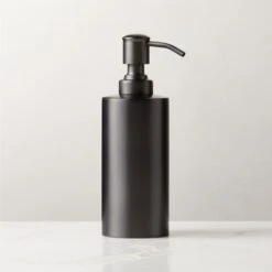 Elton Blackened Stainless Steel Soap Pump