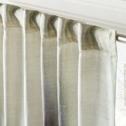 Elysium Green Dupioni Silk Window Curtain Panel 48"x84'' 9 Elysium Green Dupioni Silk Window Curtain Panel 48"x84'' -Home Furnishing Store ElysiumGrnCrtn96PanelAV3SHF23