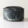Emil Round Green Spider Marble Box -Home Furnishing Store EmilRndGrnSpiderMrblBoxSHF22