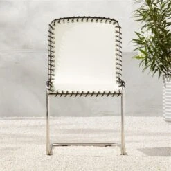 Enzo Outdoor Armless Sling Chair Cover 9 Enzo Outdoor Armless Sling Chair Cover -Home Furnishing Store EnzoNaturalArmlessSlngChairSHS21 1x1