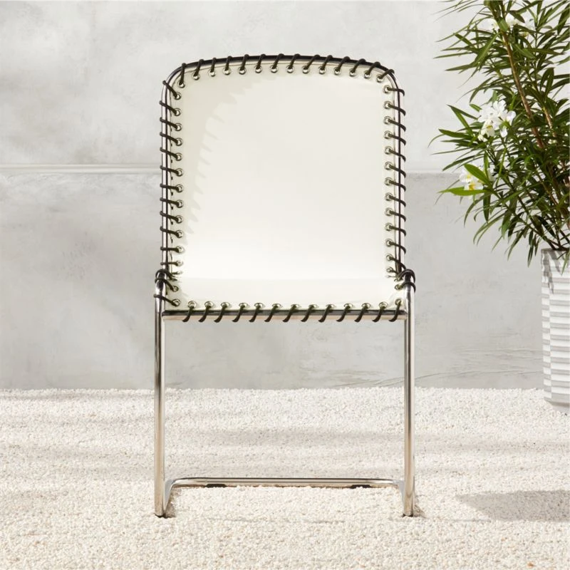 Enzo Outdoor Armless Sling Chair Cover 6 Enzo Outdoor Armless Sling Chair Cover - Image 4